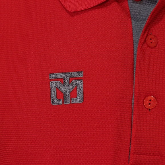 Mooto Mens USWC Taekwondo Referee Polo Shirt S Small M160 Red US World Class EUC - Picture 5 of 10